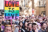 Same-sex marriage activists in Sydney