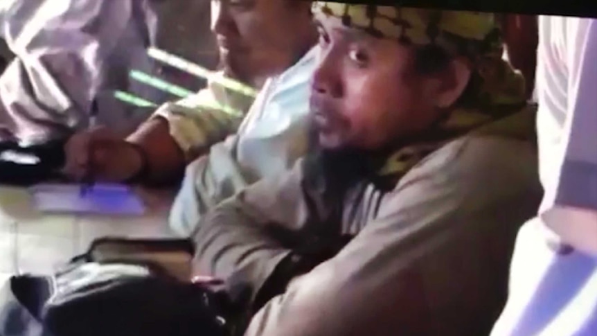 A still from an undated video shows Abu Sayyaf leader Isnilon Hapilon.