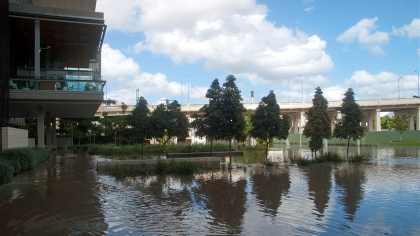 Gallery of Modern Art during the flood