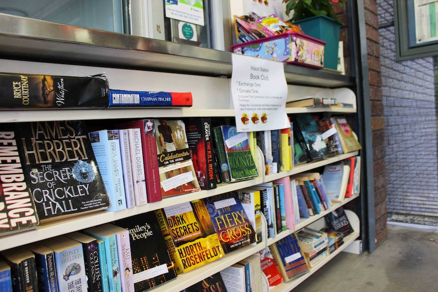 Train station library