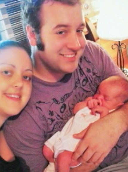 Adam and Jennie Diefenbach with their baby daughter Isabella.