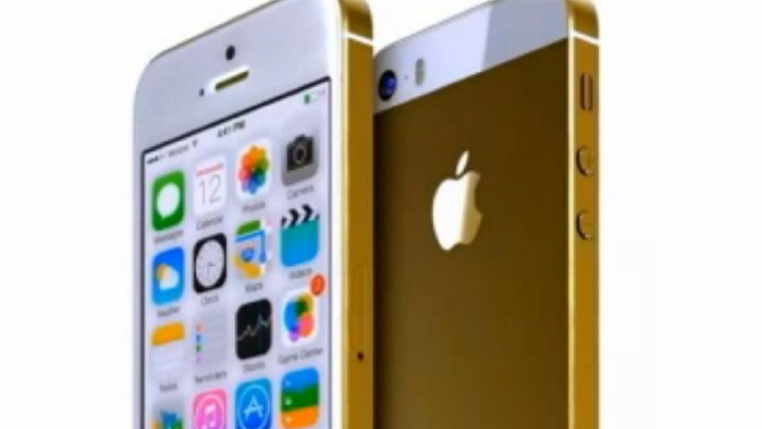 The upcoming iPhone 5s is rumoured to have a gold case.