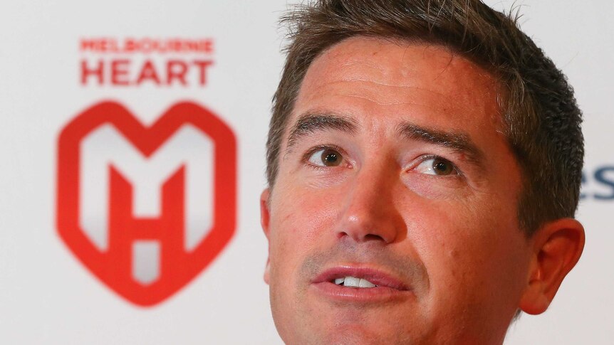 Fit and ready ... Harry Kewell speaks to the media in Melbourne on Wednesday