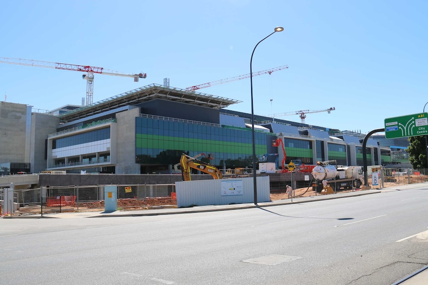 New Royal Adelaide Hospital building site Feb 19, 2015