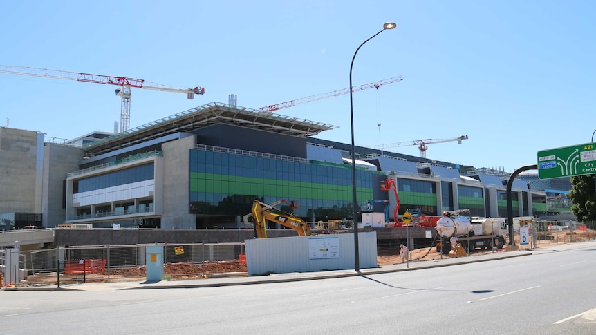 New Royal Adelaide Hospital building site