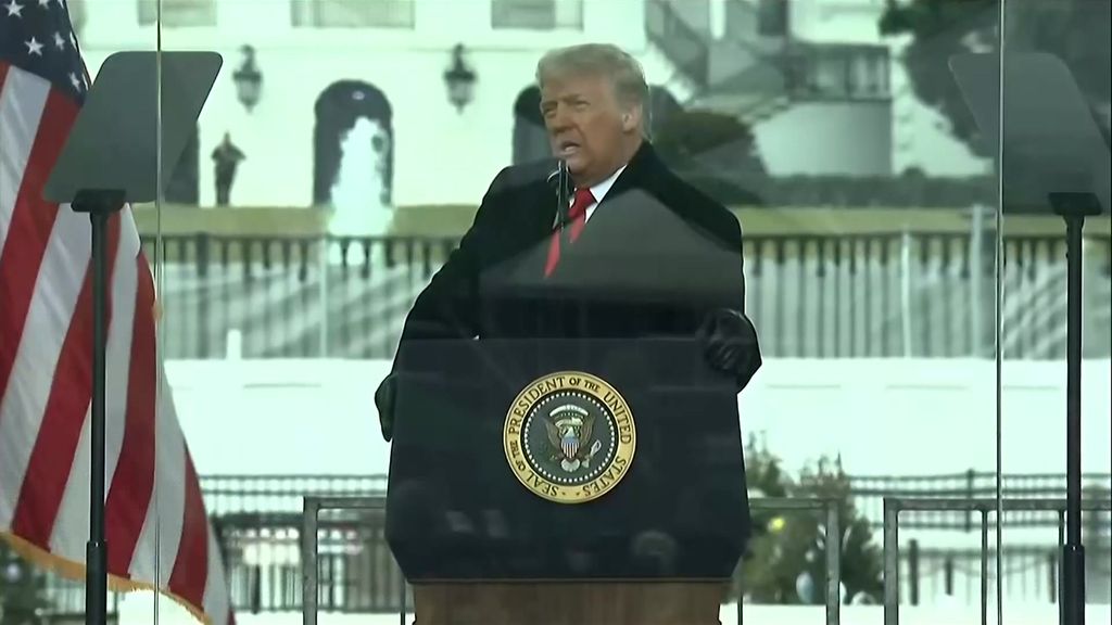 Donald Trump vows to "never concede" at rally before protests. - ABC News