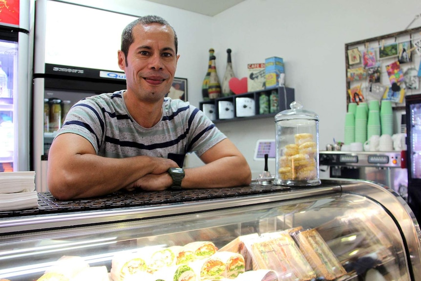 Lewis Pickering, small business owner in Rockhampton