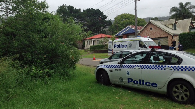 A crime scene was established on Hobart St at Bulli on Friday.