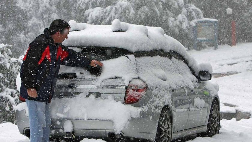 Snow has already fallen at Falls Creek this year.