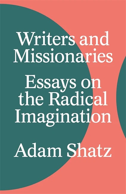 A book cover showing a green circular shape against an orange background, overlaid with white text