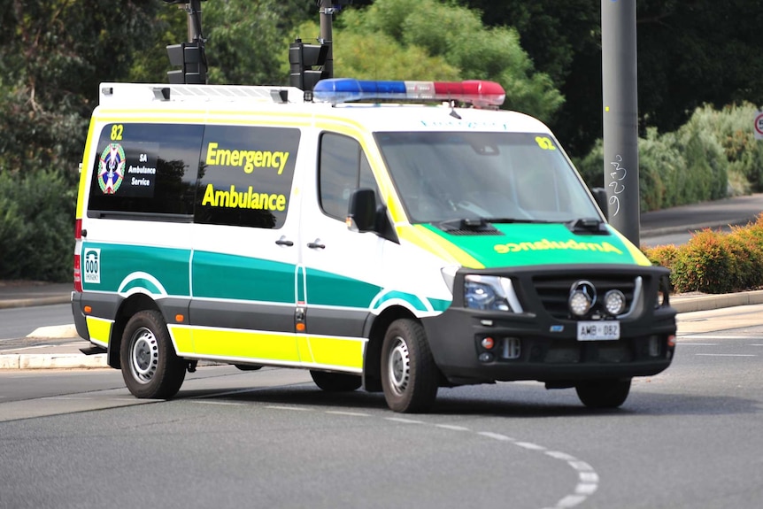 An ambulance