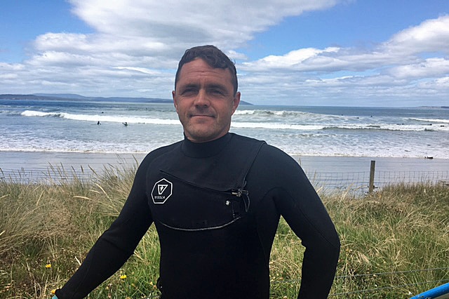 Tasmanian surfer Michael Paxton