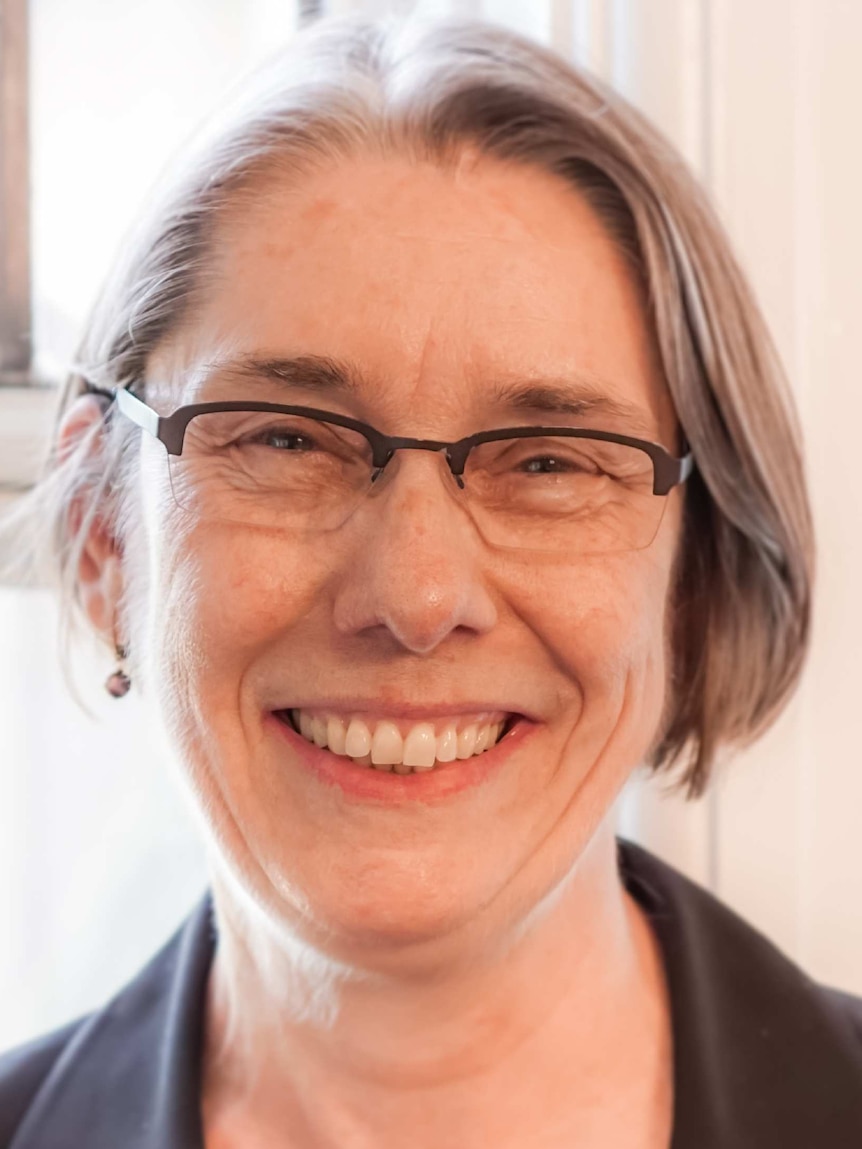 British-Canadian philosopher and archaeologist Alison Wylie wearing glasses.