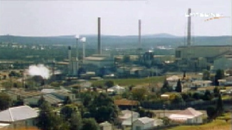 The former Pasminco lead smelter at Boolaroo.