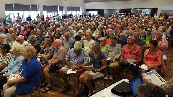 More than 500 people attended a public meeting in Kiama on Tuesday night