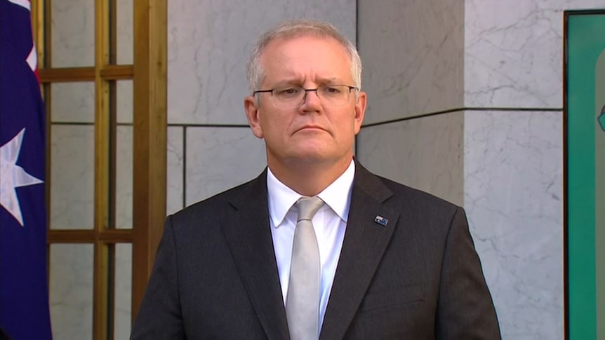 With seven words, Morrison showed his priorities in the face of outrage over travel ban