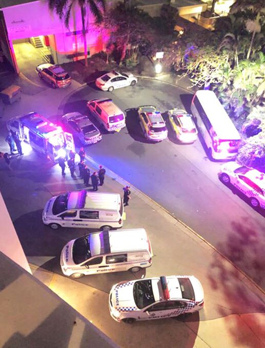 Man shot on Gold Coast hotel balcony from neighbouring apartment - ABC News