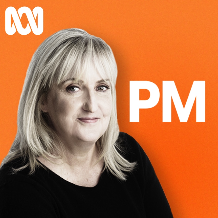 Logo of the ABC PM radio current affairs daily show.