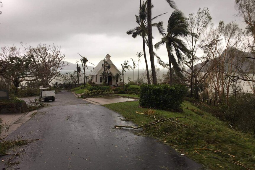 Hamilton Island sustained considerable damage in the Cyclone.