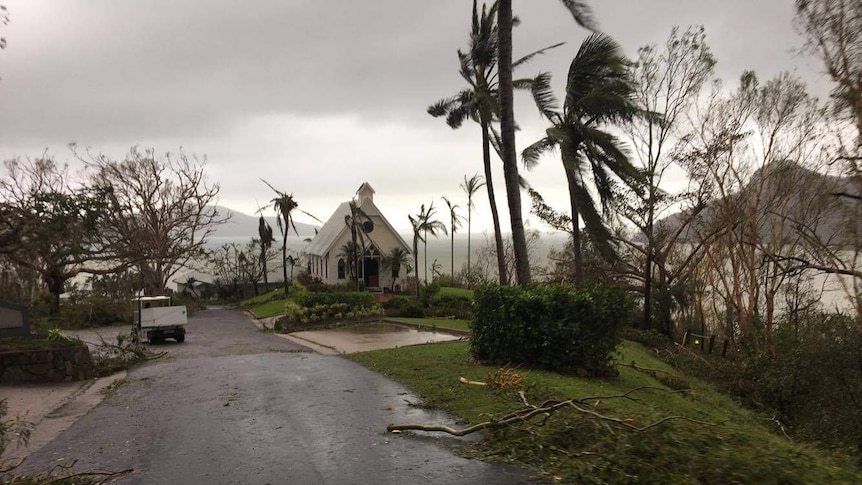 Hamilton Island sustained considerable damage in the Cyclone.
