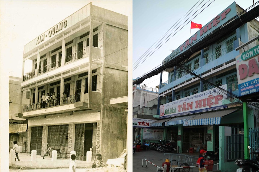 The Cinema in Tan Hiep then and now