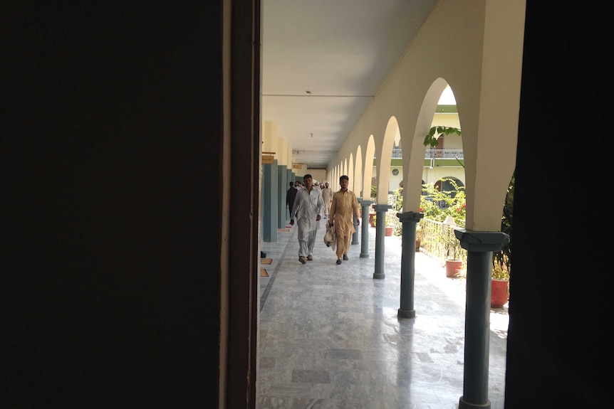 Inside view of the madrassa