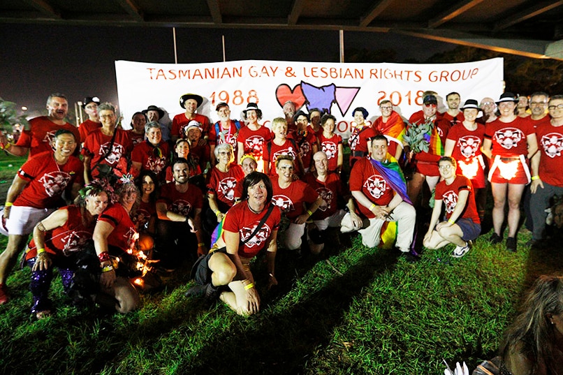 Tasmanian Gay and Lesbian Rights Group at Mardi Gras