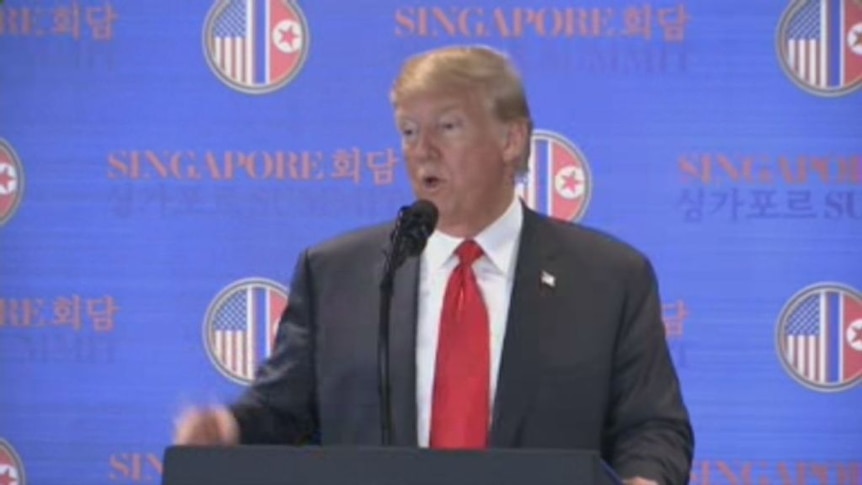Trump says war games with South Korea have been suspended