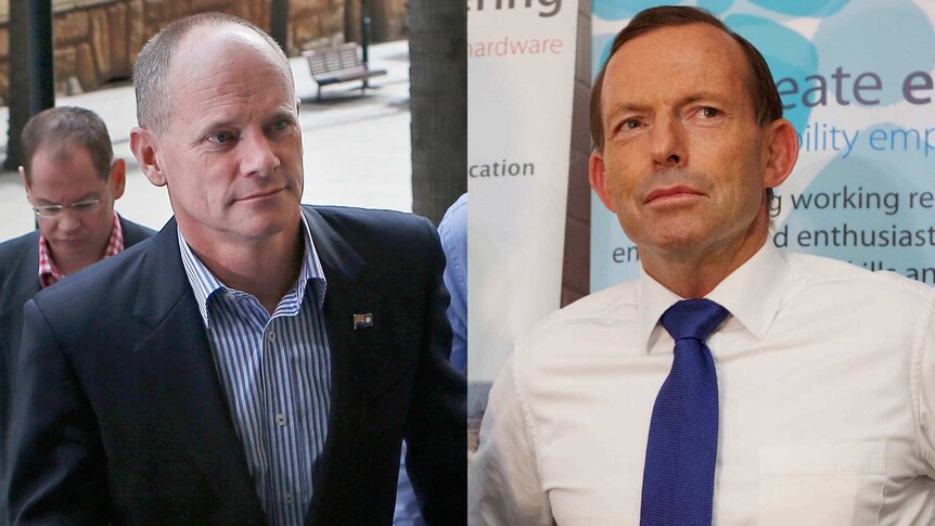 Campbell Newman and Tony Abbott
