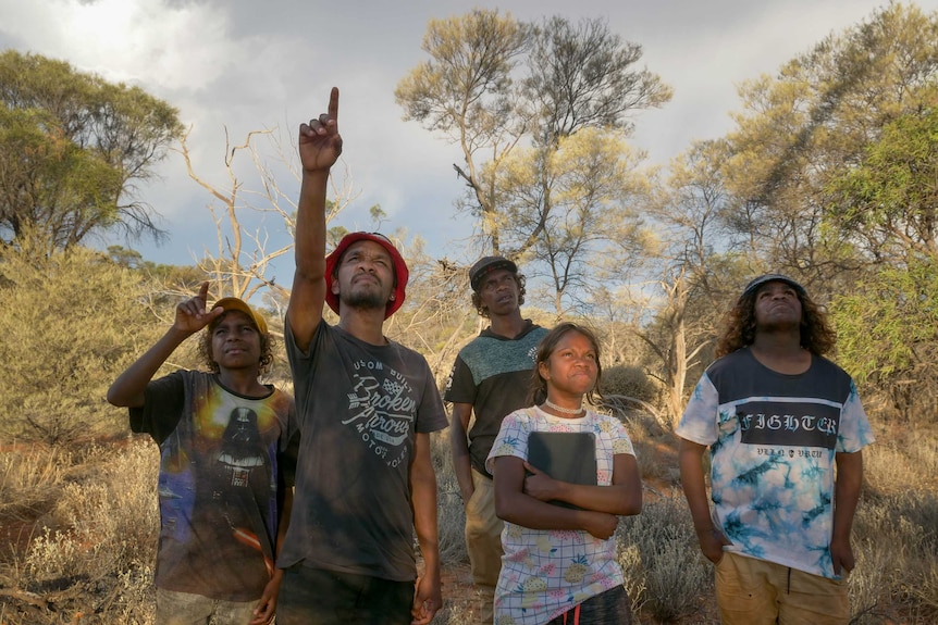 Martu kids on country