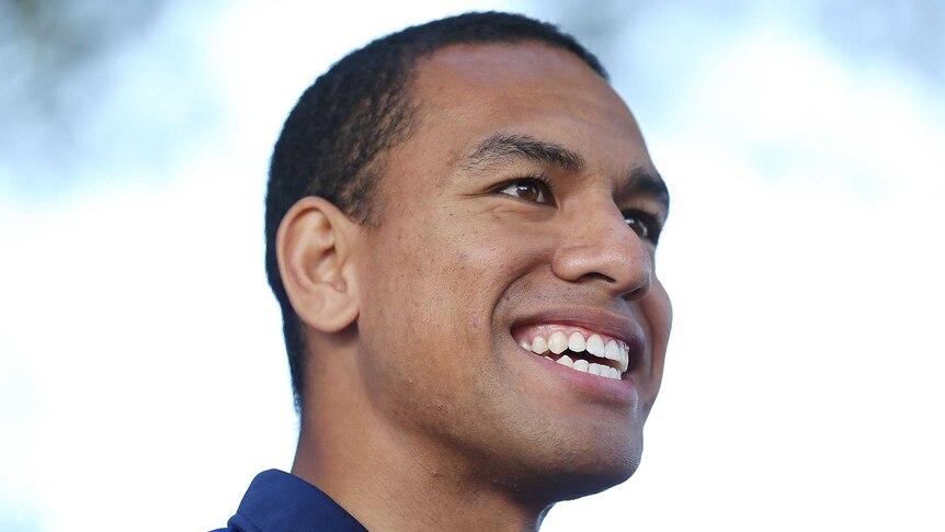 Will Hopoate at his new club the Parramatta Eels
