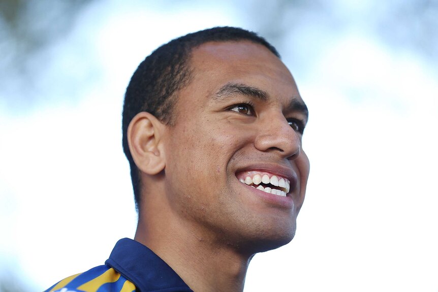 Will Hopoate at his new club the Parramatta Eels