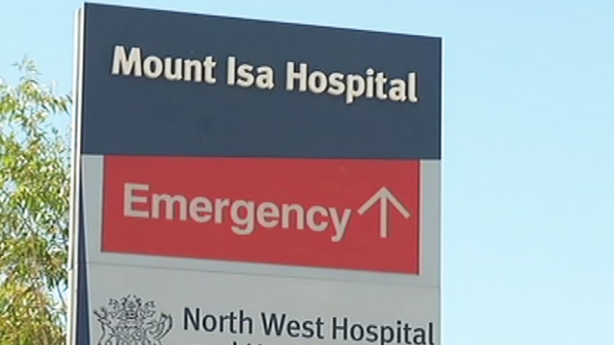 Mt Isa Hospital emergency sign