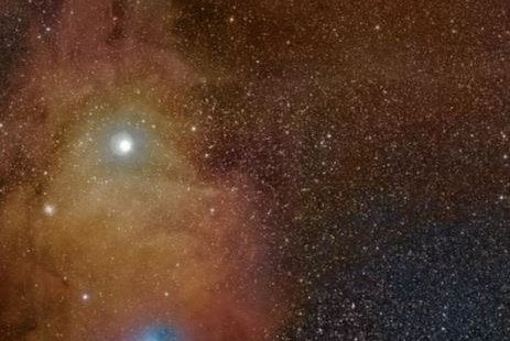 Antares and orange reflection nebula