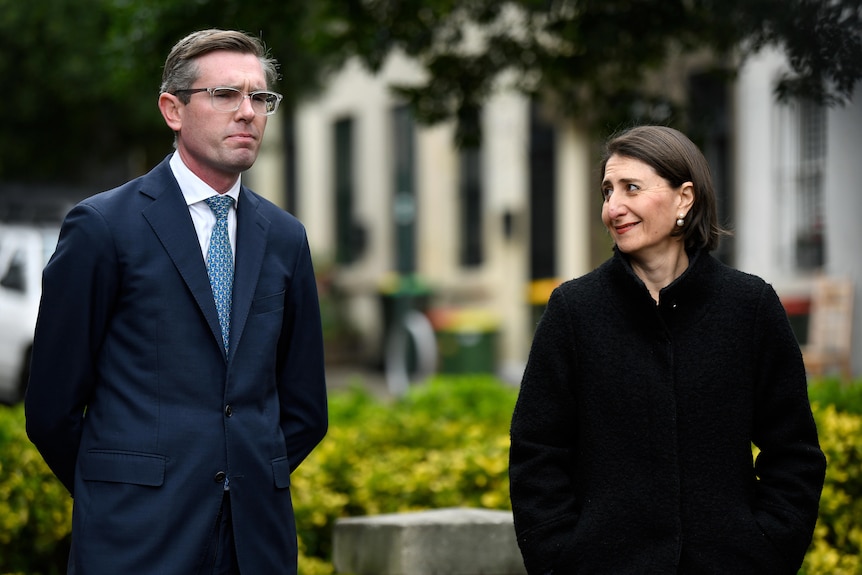 Dominic Perrottet and Gladys Berejiklian