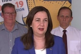 Queensland Premier Annastacia Palaszczuk providing COVID-19 update in Rockhampton