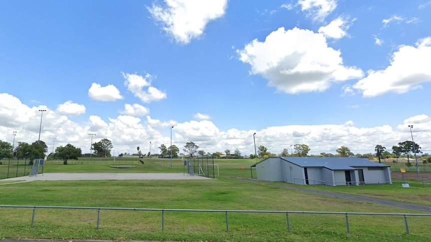 A view of sheds and ovakl at Heber Park in Hebersham.