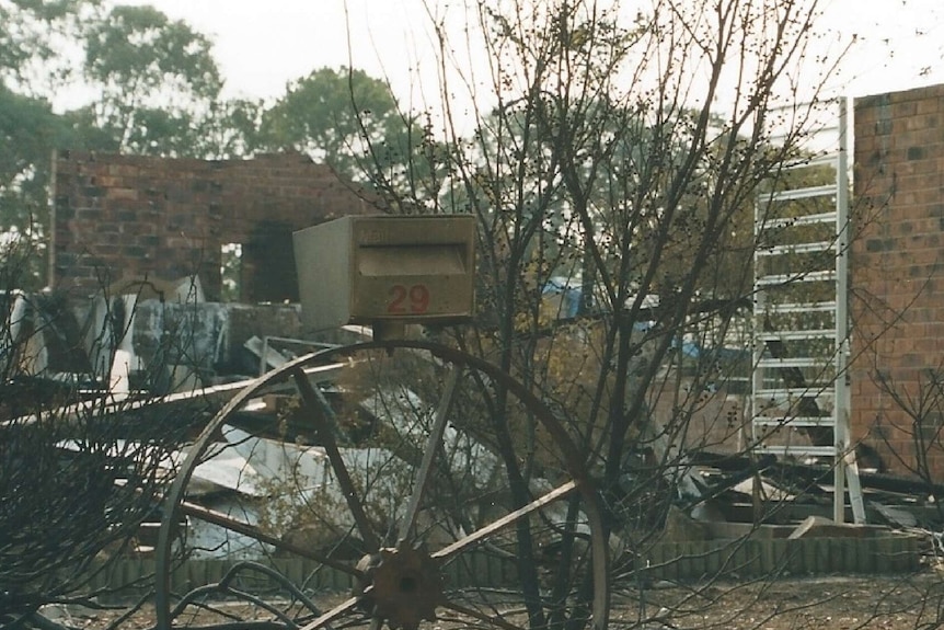 Natalie Larkins house destroyed by bushfires in 2003