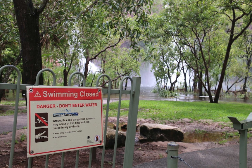 Flooding at Wangi Falls in Litchfield National Park