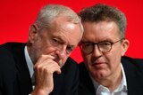 Corbyn and Watson at Labour conference