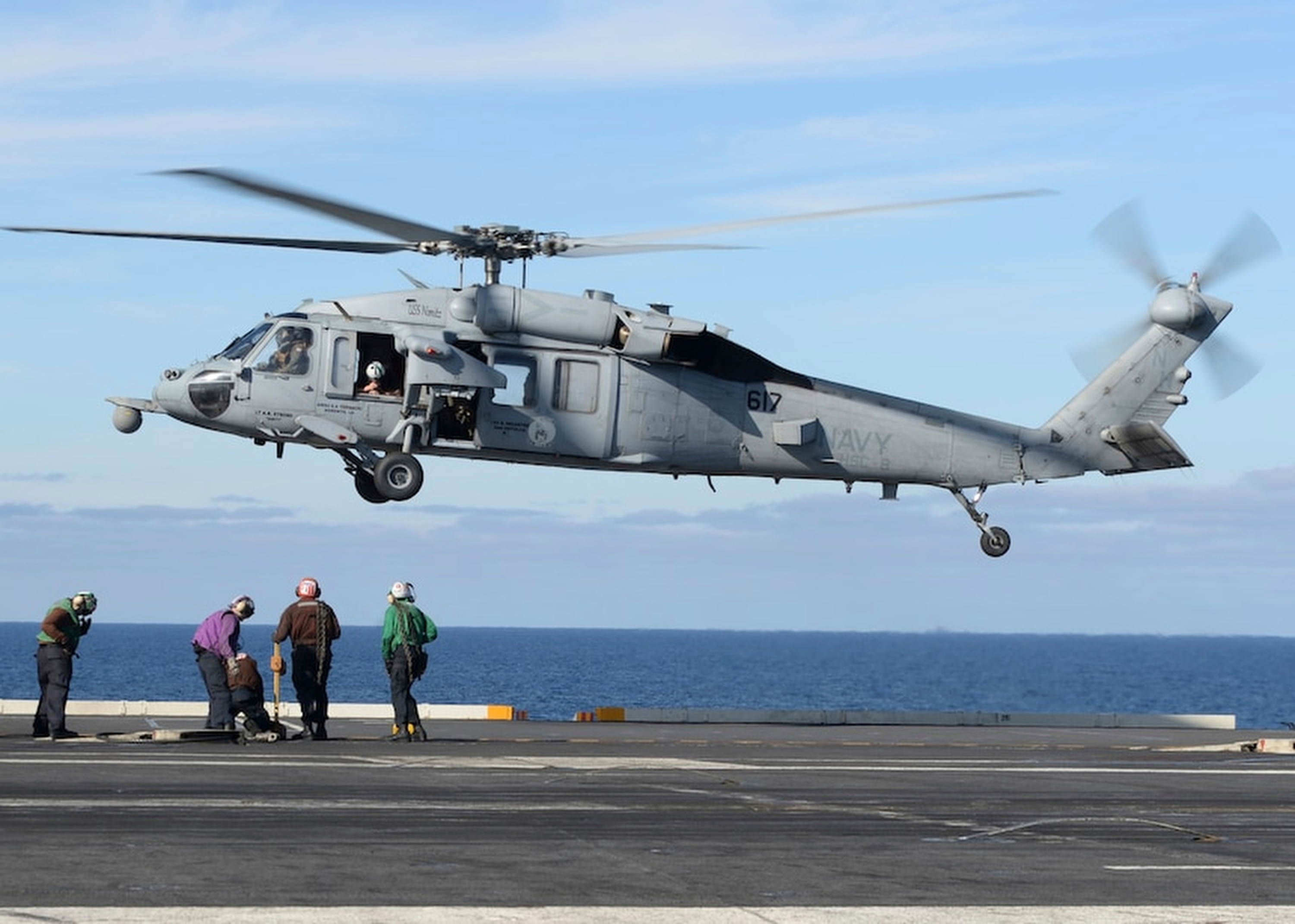 US Navy crew member missing as chopper goes down in Arabian Sea
