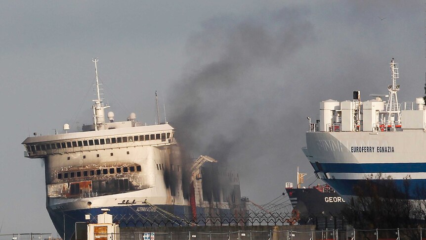 Fire on Norman Atlantic hampers investigation