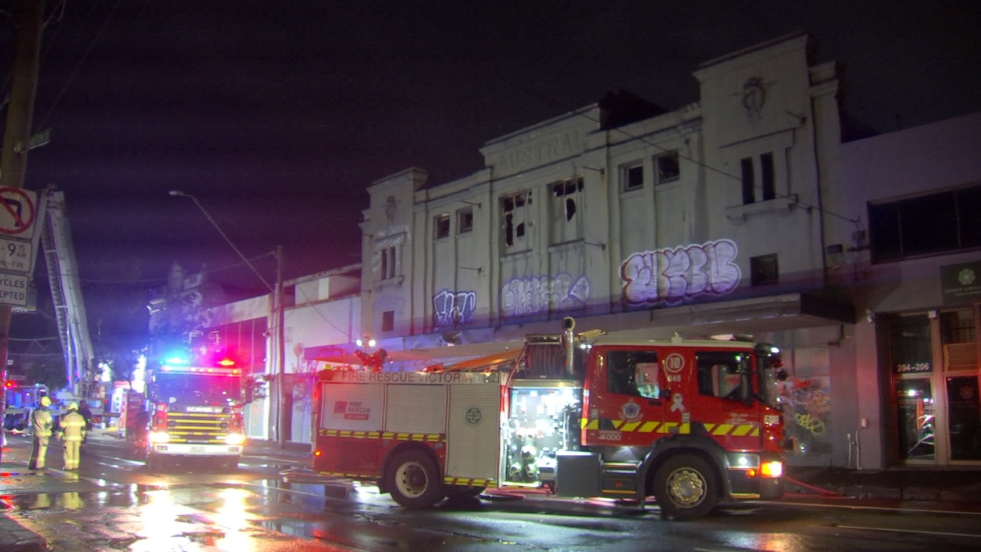 Historical picture theatre destroyed in suspicious fire in Melbourne