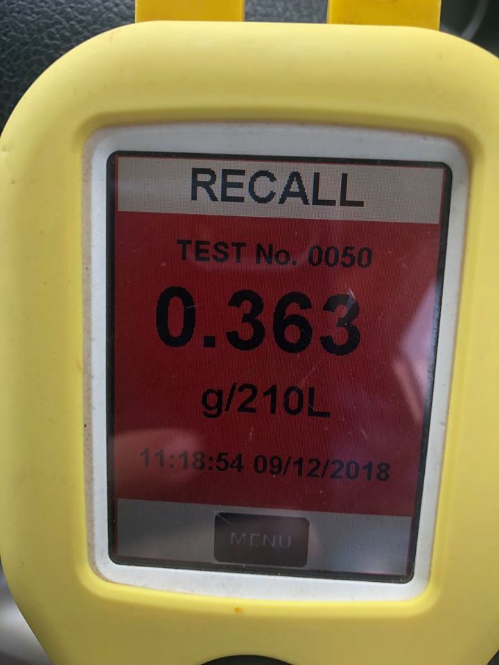 A 24-year-old man blows six times over the limit in Broome.