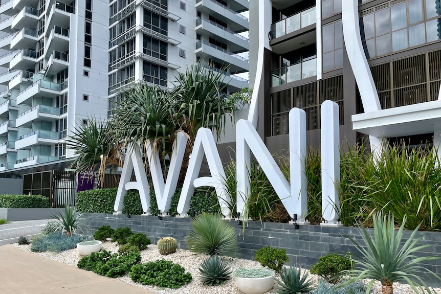 exteriors of a hotel building in Broadbeach