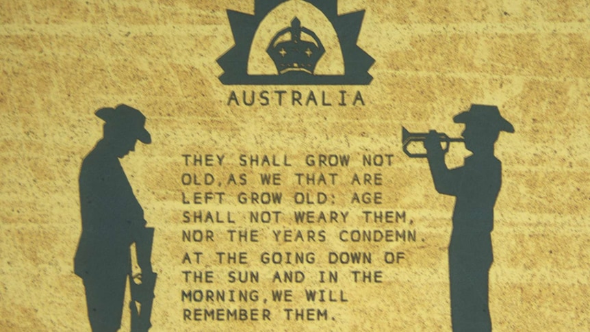 Microscopic Anzac Day tribute