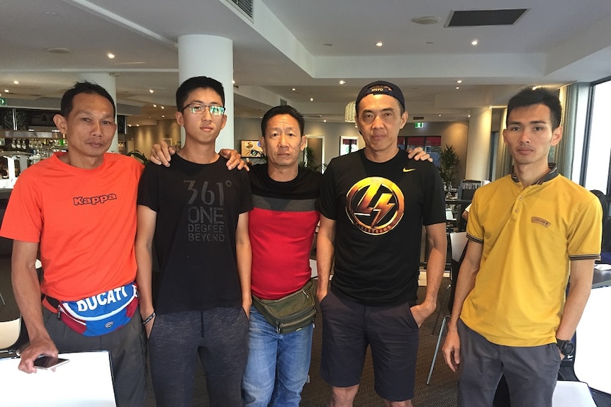 ChooHooi Lim, Calvin Boon, Sam Boon, Jack Tan, Jin Kwang Ow Yong (from left to right).