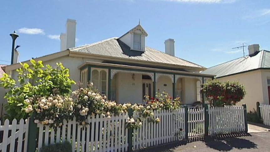 A heritage cottage in Hobart.