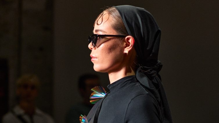 Proud second for designer as Afghan refugee who fled the Taliban steps onto the runway at Australian Vogue Week