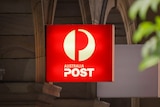 An Australia Post sign.